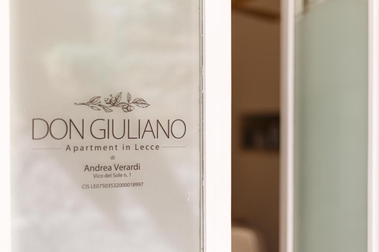 Apartment Don Giuliano Centro Лече Екстериор снимка
